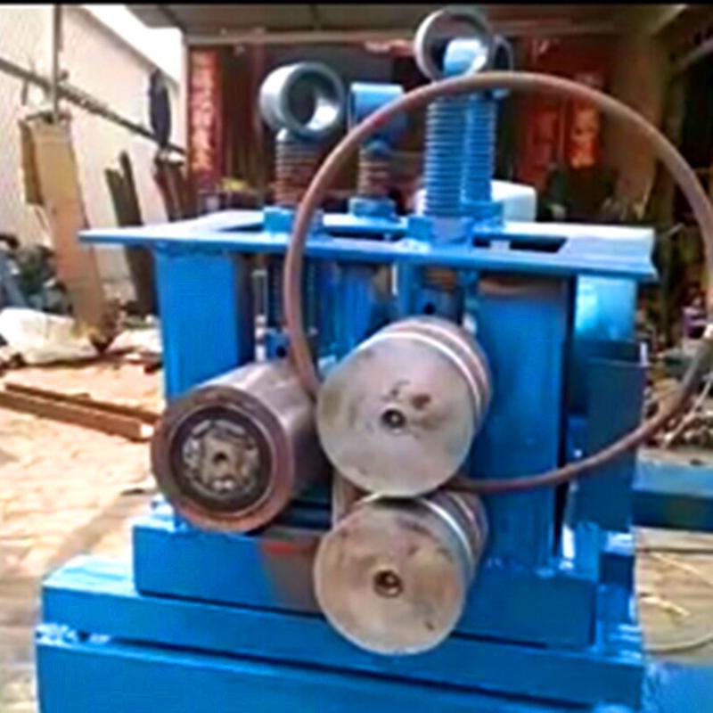 热销批发圆圆管扁铁法兰卷方管机 钢筋卷圆机电动 小型圆管弯弧机