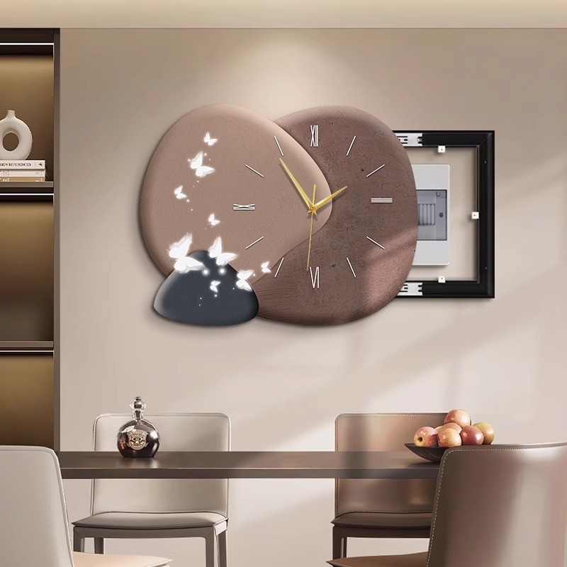 石来运转电表箱装饰画免打孔遮挡配电箱餐厅奶油箱开关电源风挂画