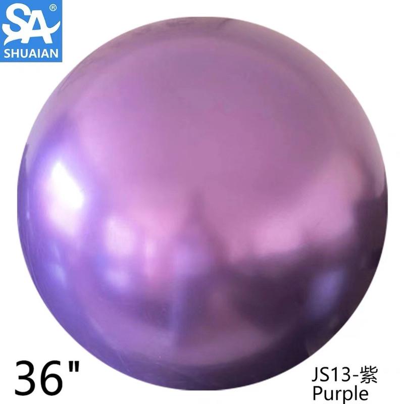 帅安气球36寸30克加厚场景布置金属气球装饰结婚生日宴铬10个装