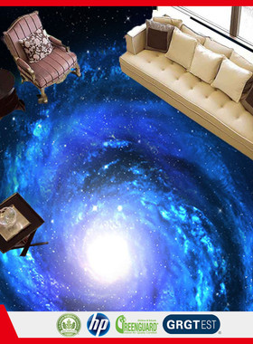 海底世界珊瑚海藻3d图案画pvc自粘地贴防滑耐磨地贴地地板贴floor