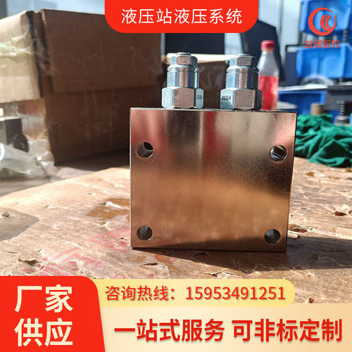 益诚yicheng 平衡阀块 液压马达平衡阀锁块 保压 泄压 平衡锁矿用
