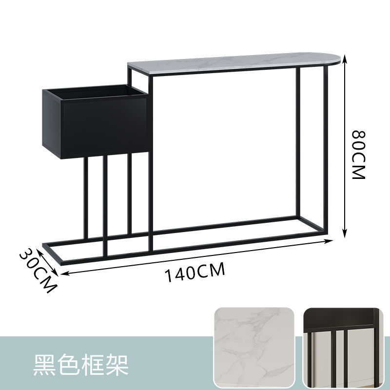 北欧入户玄关桌板走廊艺术玄关台大理石岩现代简约创意门厅置物架