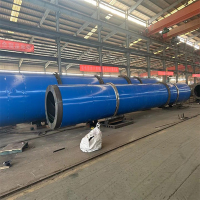 矿石筒蒸汽单沙石烘干机工业盐矿粉煤矿颗粒回转滚筒式烘干机