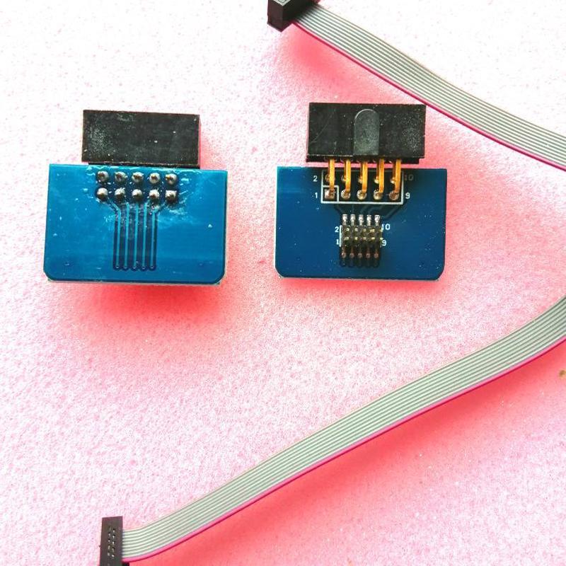 10-10-1.27-2.54mm转接板JTAG TO SWD ATMEL-ICE 10PIN转10pin