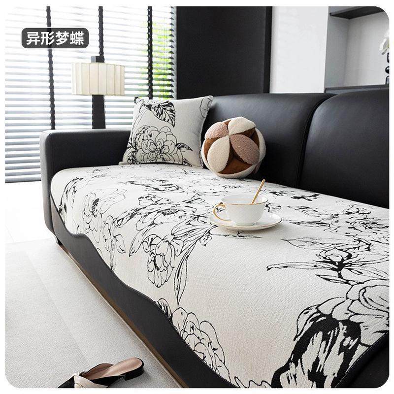直排异形沙发垫不规则雪尼尔沙发套罩2024新款防滑防猫抓沙发盖布,居家布艺,沙发垫,淘宝优惠券,粉丝福利购,淘宝优惠卷