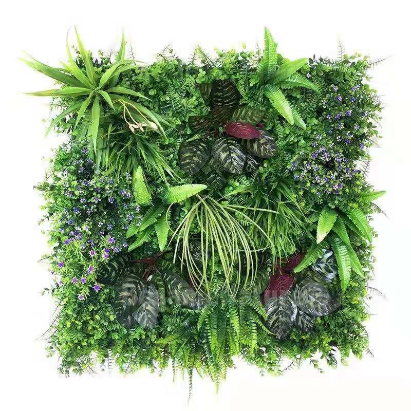 假草坪供应仿真植物墙米兰背景墙塑料厂家假绿植墙门头室内装饰品