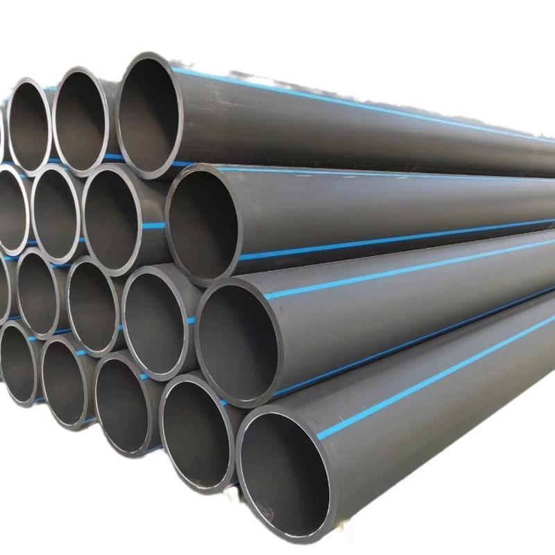 管定制大口径排水管dn1200口径排污管pe实壁加工hdpe双壁波纹管