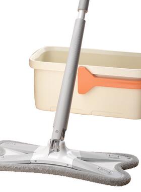 拖把家用2021新款懒人平板拖免手洗地板拖地一拖自动地拖布净