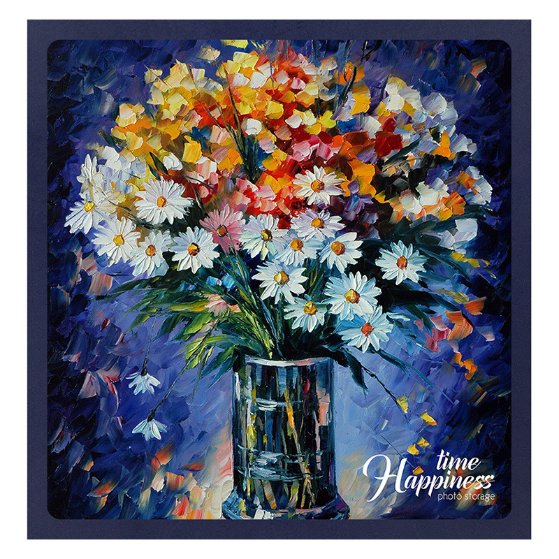 7wlo手工diy复古5寸6寸7寸粘贴式覆膜大容量相册本家庭照片影集