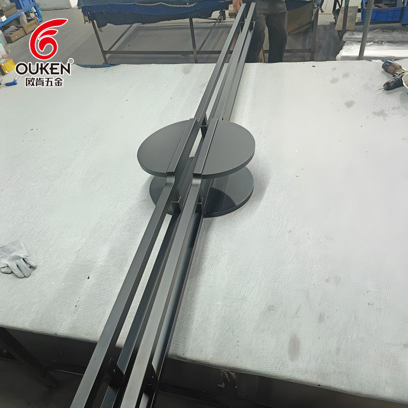 不锈钢肯定制欧拉手玻璃门把手欧式简约星级酒店别墅玻璃大门拉手