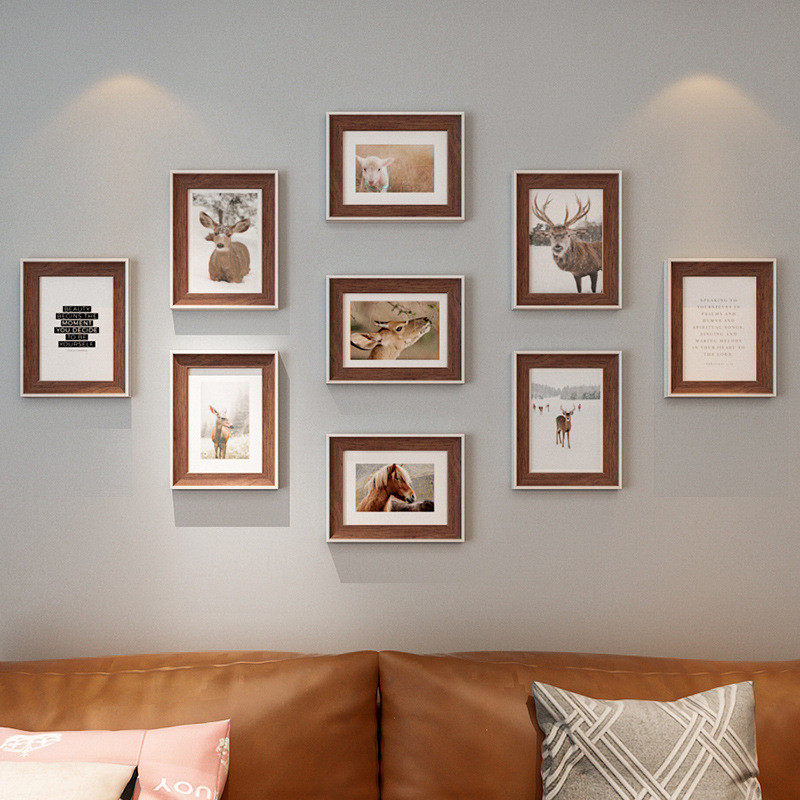 照片墙相框现代简约九宫格婚纱相片墙创意影楼相框照片墙组合框,家居饰品,相框/画框,淘宝优惠券,粉丝福利购,淘宝优惠卷