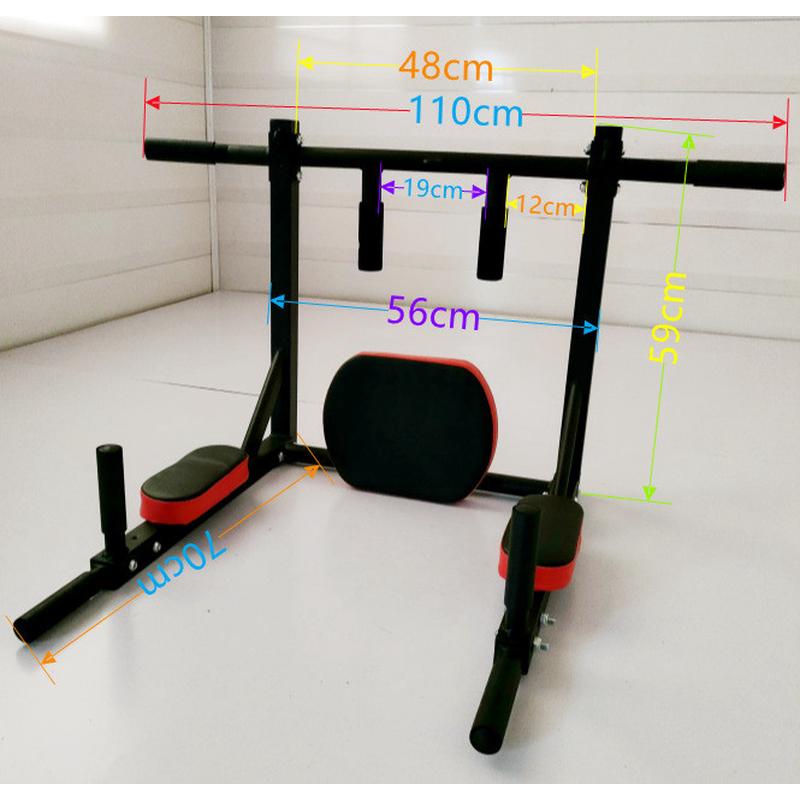 墙上单杠引体向上器家用架子健身器材墙体打孔单杠沙袋室内双杠架