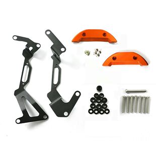 热销适用于KTMDUKE390RC3902017-2019改装引擎保护盖发动机防摔块