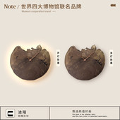 餐厅钟表 网红时钟创意表挂墙时尚 赤贫侘寂风客厅装 饰挂钟2024新款