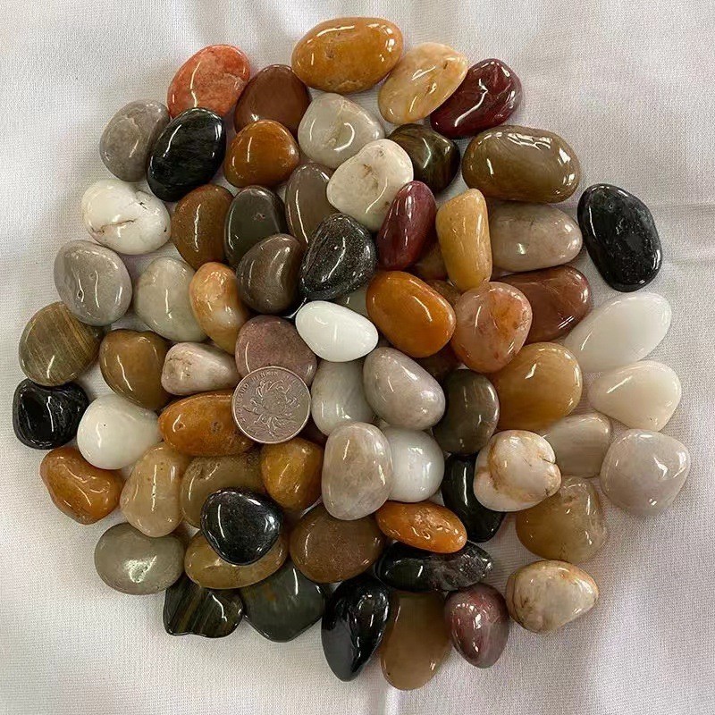 雨花石铺路造景景观庭院铺路石子园林天然鹅卵石石头园艺