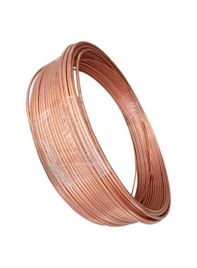 t2紫铜管空调多联机用硬包塑紫铜管铜管态空心直管c11000紫铜管