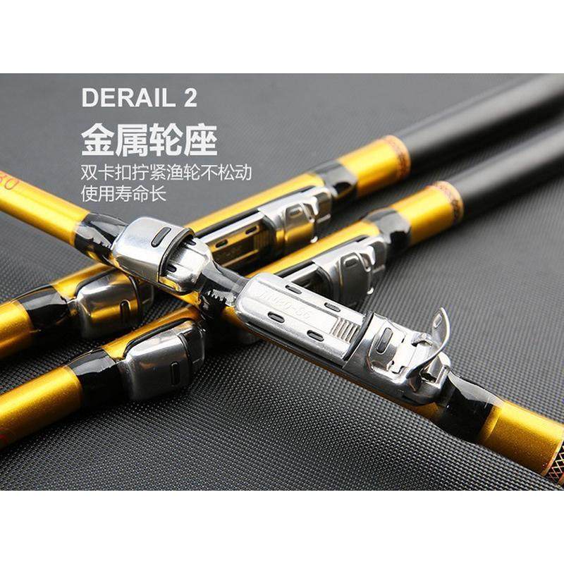 热销伸缩实心马口竿UL/L超软调直柄碳素超细白条钓鱼杆路亚安比环