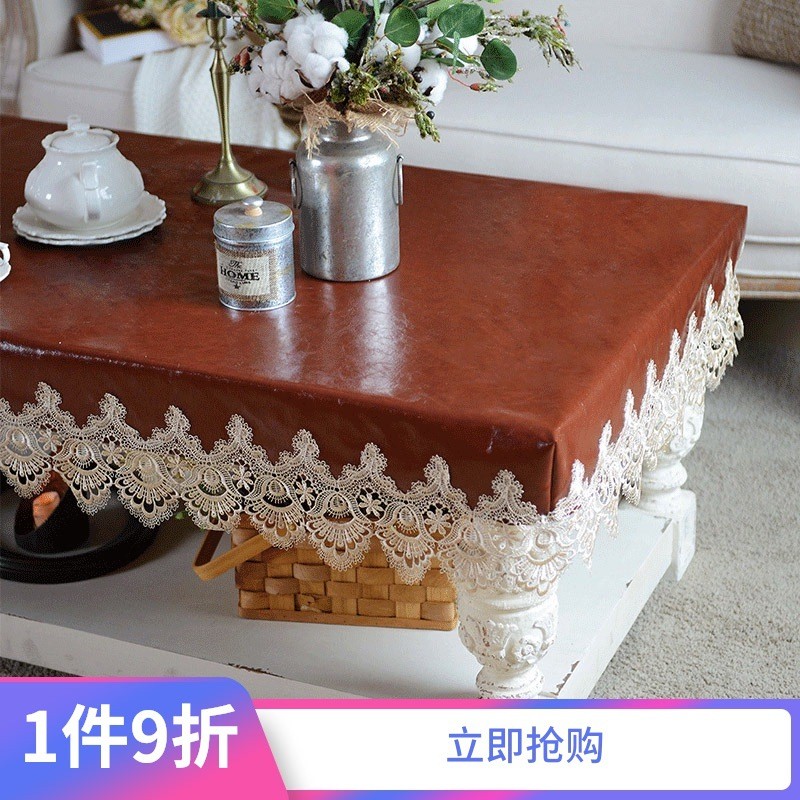 油蜡皮桌布防水防油免洗茶几桌布防滑桌垫防烫餐桌台布欧式餐桌罩