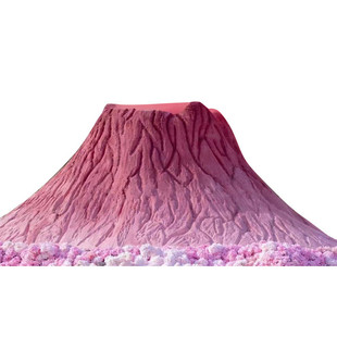 户外装 置网红地产喷发 饰引流景区公园火山告白求婚美陈打卡拍照装