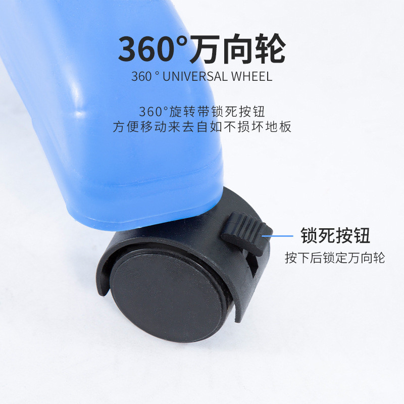 翼型可折叠晾衣架落地式便携带落地三层晾衣架轮可移动晾晒架