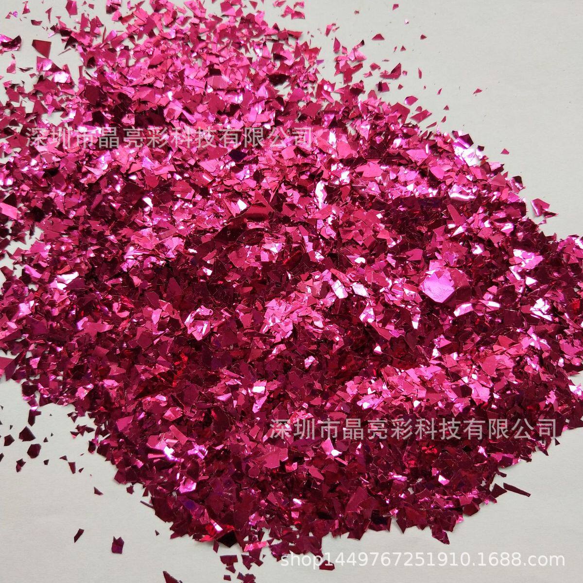 油彩纸不规则金葱粉碎片金银薄膜碎末联欢气氛场景制作红色碎纸