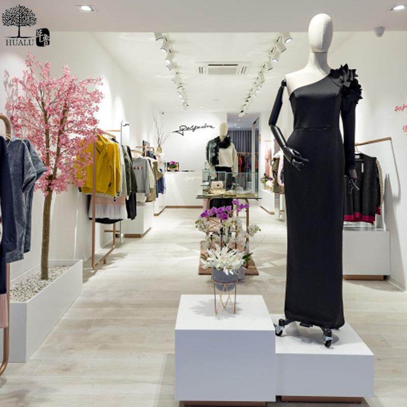 夏季服装店女装流水台展示架外贸服装挂网展示桌首饰盘展示盘热销