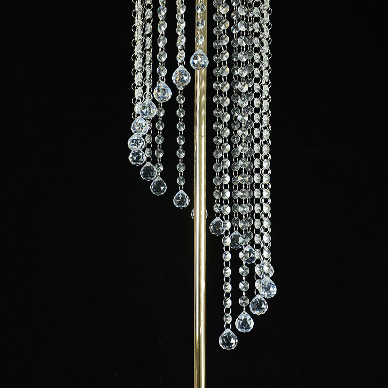 婚庆道具家用螺旋式水晶花架摆件t台路引欧式酒店婚礼装饰摆件