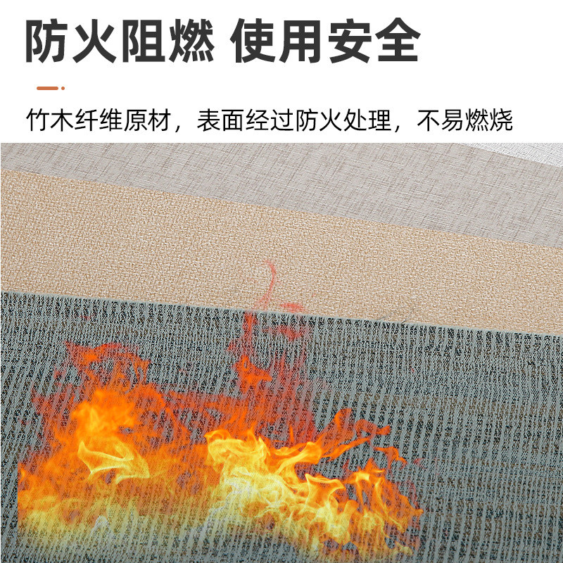 双母槽竹木纤维墙板酒店会所民宿改造工程家装木饰面板护墙板