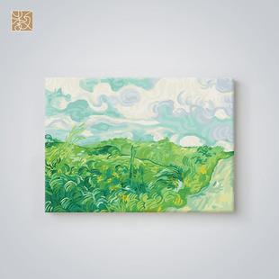 饰画手工油画 数字油画diy填充油彩填色客厅卧室手绘装