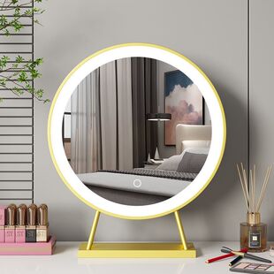 大号台式led灯化妆镜补光灯带灯网红镜子梳妆台镜公主智能镜桌面