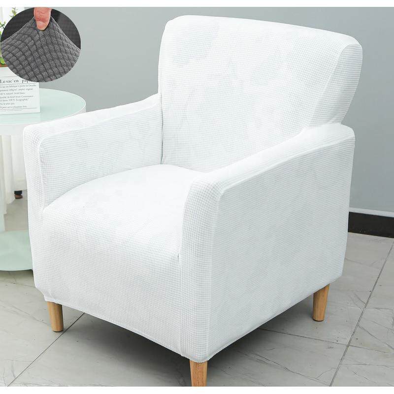 eq4f弹力老式单人沙发套罩笠全包套独个通用型小座椅子美甲盖布套