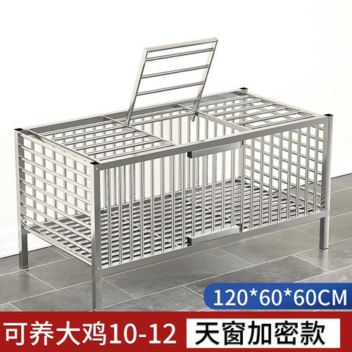 不锈钢铁笼户外子家用鸭笼兔笼鸽子养殖小鸡宠物室鸡笼阳台特大号