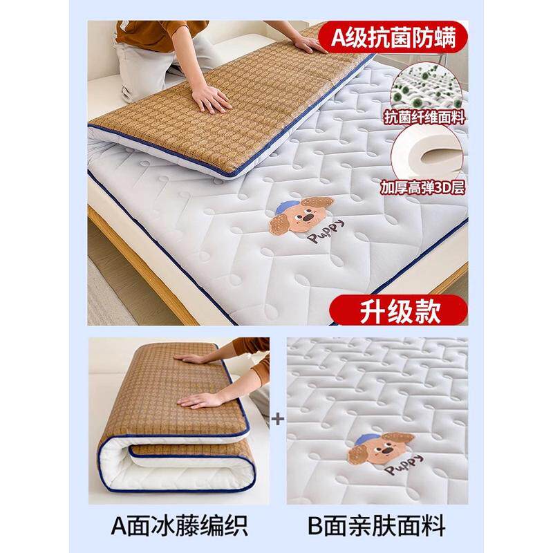 夏季凉席学生宿舍家用床垫软垫单人床褥垫榻榻米垫子租房专用折叠