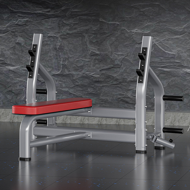 举重床卧推架多功能家用床深蹲架杠铃套装支架卧推板杠铃健身器材