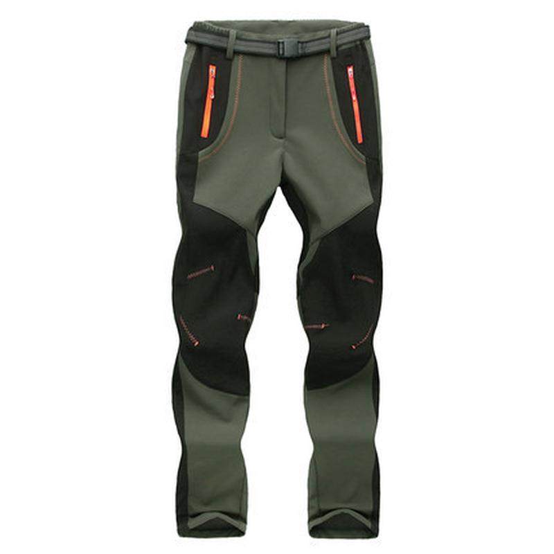 户外冲锋裤男防风防水登山外贸拼色修身滑雪裤软壳裤女裤批发