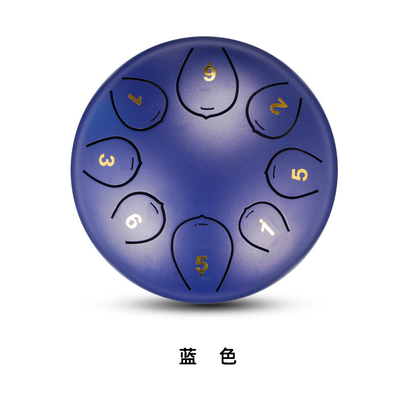 空灵鼓鼓钢舌鼓6寸8音空靈鼓儿童手碟无忧鼓打击乐器空灵鼓