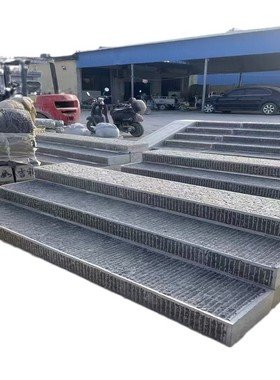 景区石台阶石别墅庭院青防滑过门石地面铺贴仿古雕花祥云踏步石