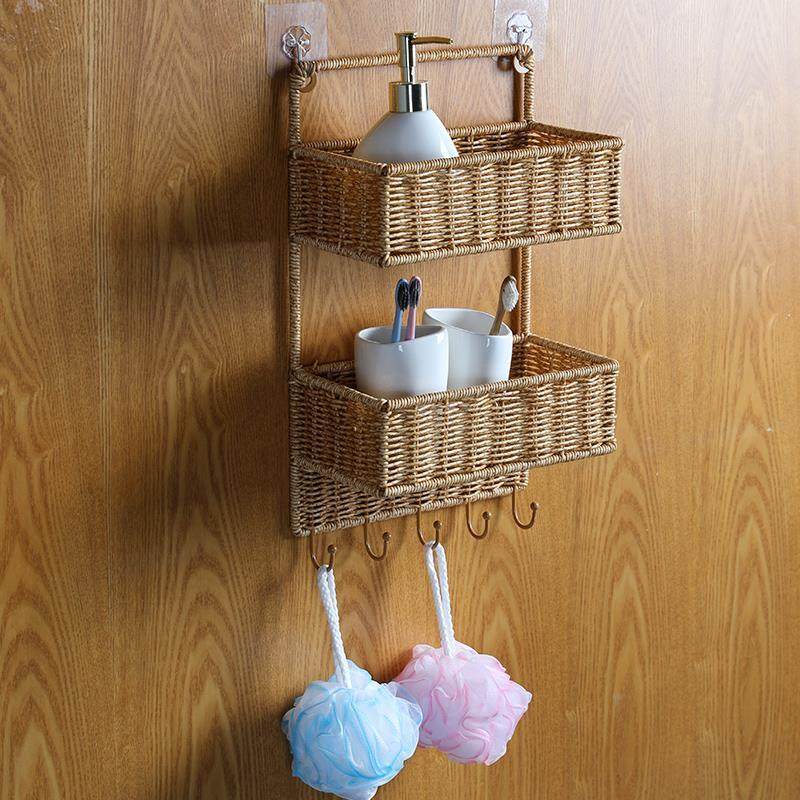 卫生间壁挂式置物架免打孔洗漱台墙上收纳架子厨房姜蒜收,标准件/零部件/工业耗材,车间地垫,淘宝优惠券,粉丝福利购,淘宝优惠卷