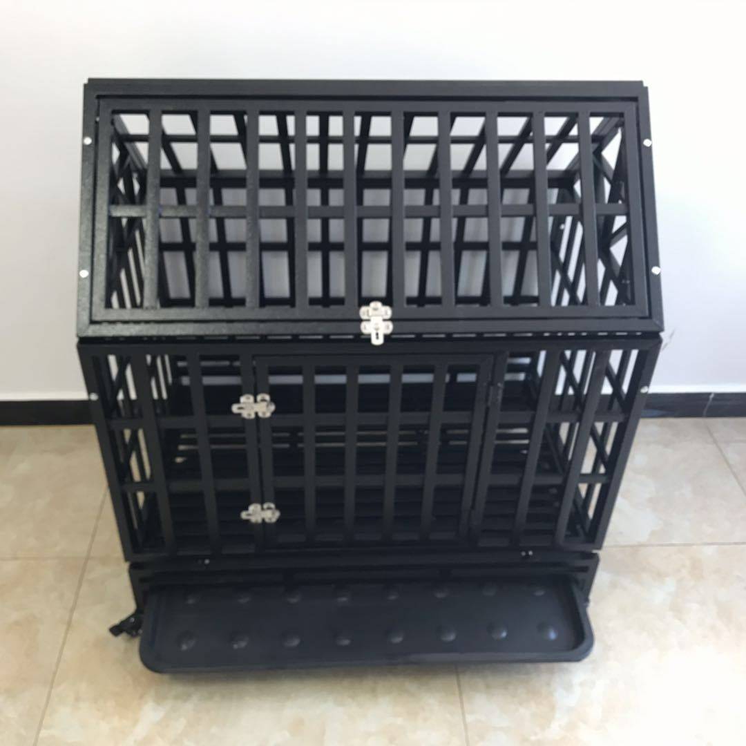狗笼子大型犬中型宠物笼金毛折叠犬笼加粗萨摩重型狗笼包邮