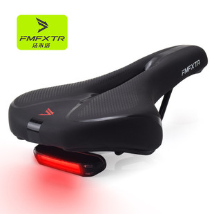 山地车鞍座死飞自行车坐垫软加厚防水带尾灯通用车座电动单车座垫