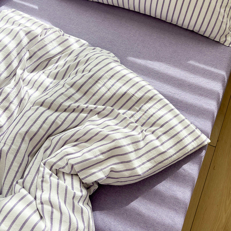 eq4f水洗棉四季条纹纯色床单单件紫学生宿舍被单枕套可配三四,户外/登山/野营/旅行用品,一次性床单被套,淘宝优惠券,粉丝福利购,淘宝优惠卷