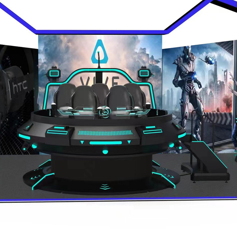 大型vr飞碟游戏机体感六人飞船设备vr一体机体验馆vr游乐设备
