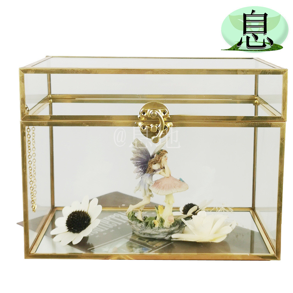 622a包邮!微景观直销工厂几何多肉植物玻璃花房婚礼卡片盒