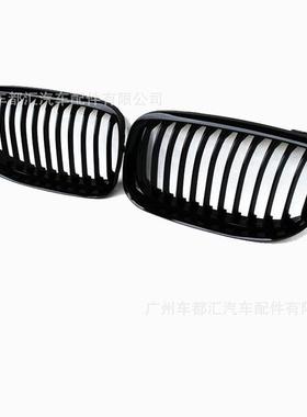 热销适用于09-12亮3系e90e91后期改装单线款老款黑中网进气栅格