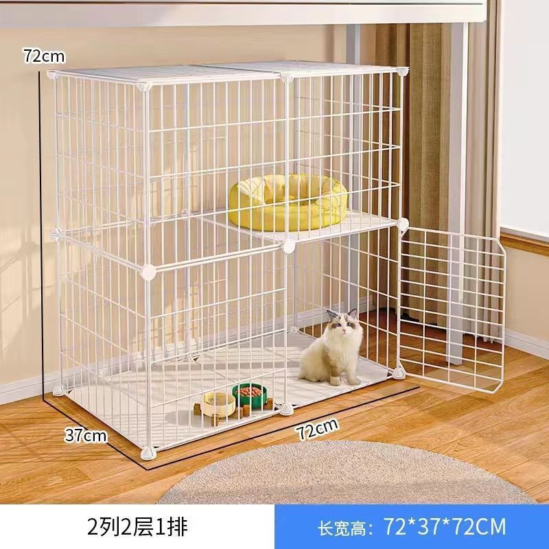 猫笼子不占地家用室内两层超大自由空间小型猫屋宠物狗笼空笼猫窝