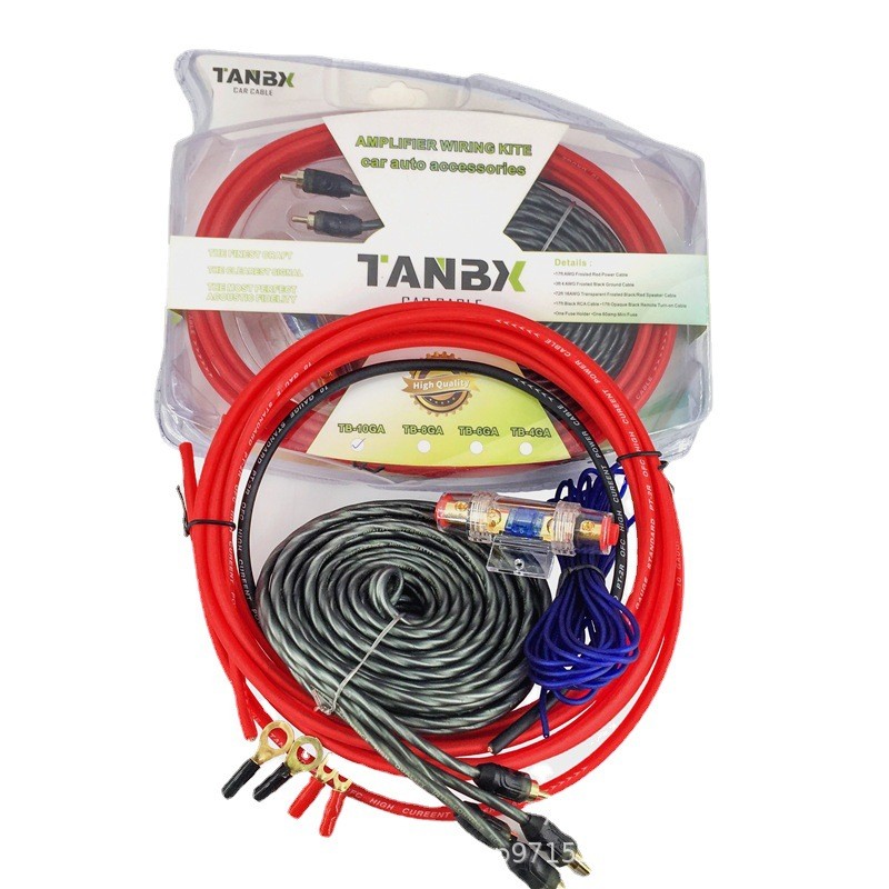纯铜音响套线tanbx10GA功放低音炮材质套线车载音频连接线材