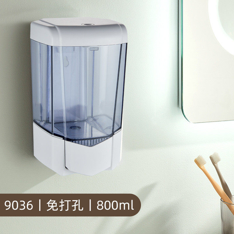 澳莎皂液器皂液盒壁挂式免打孔浴室按压瓶皂液手动洗手液挂壁器