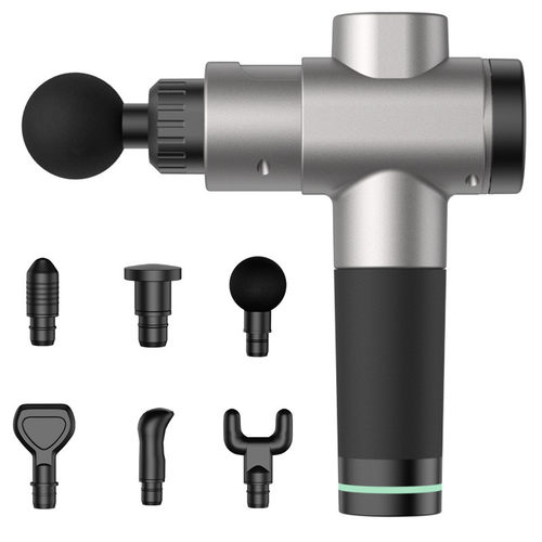 新款筋膜枪按摩抢多档位调节液晶触摸屏有刷肌肉放松器按摩枪