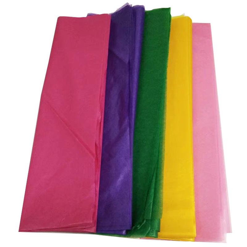 厂家直销防蜡光纸24克彩色半透明蜡光纸红色油性包装纸