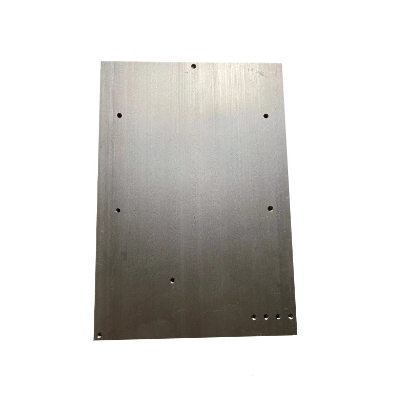 6063铝型材梳子型散热器铝合金cnc氧化攻牙阳极钻孔散热器铝材